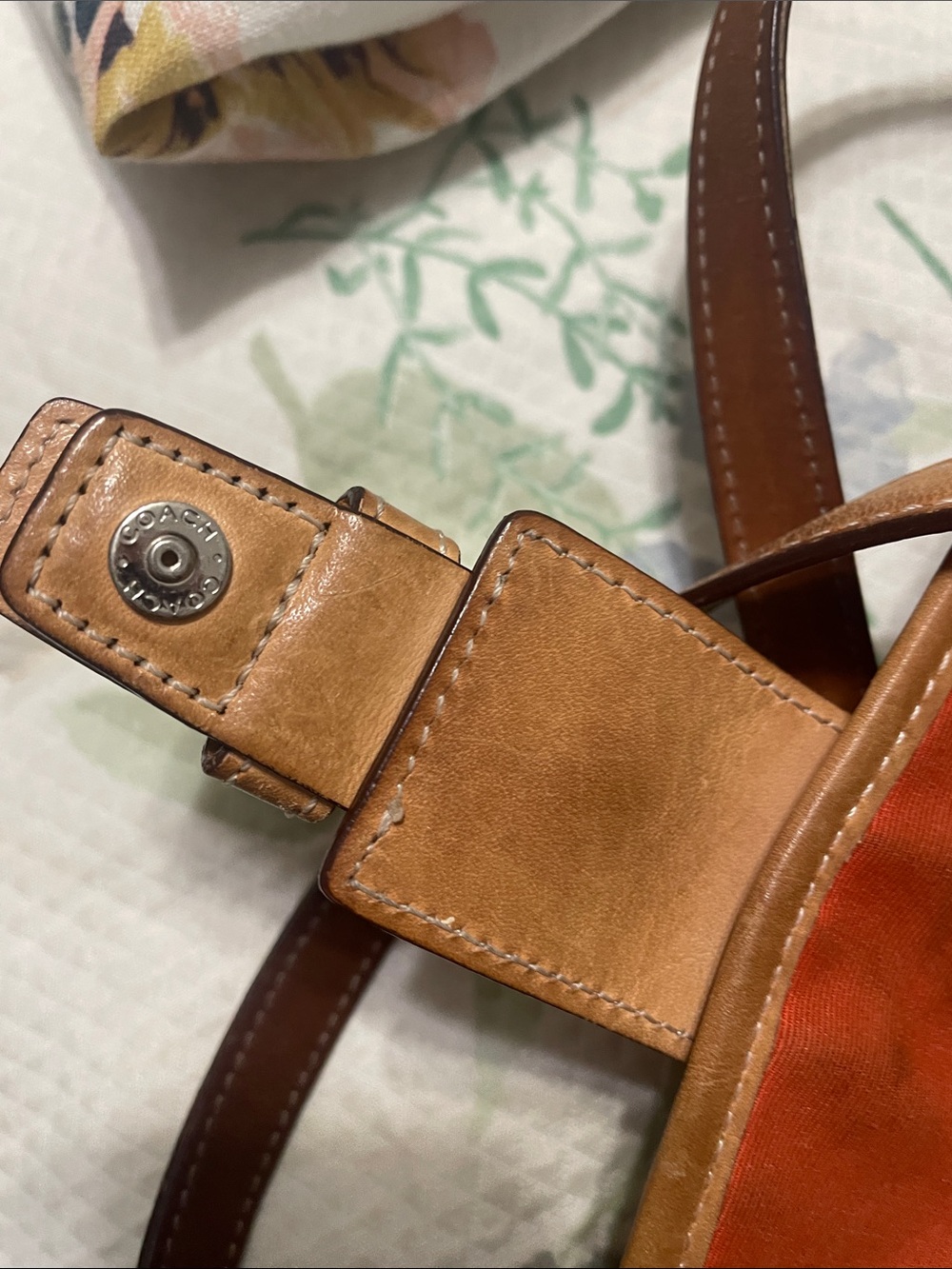 Coach Tan and Brown Duffel Bag - Picture 8 of 8